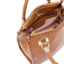 Borsa Donna a Mano Small LIU JO effetto Bottalato color Pan di Zenzero