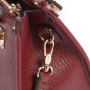 Borsa Donna a Mano Small LIU JO effetto Bottalato Red Wine