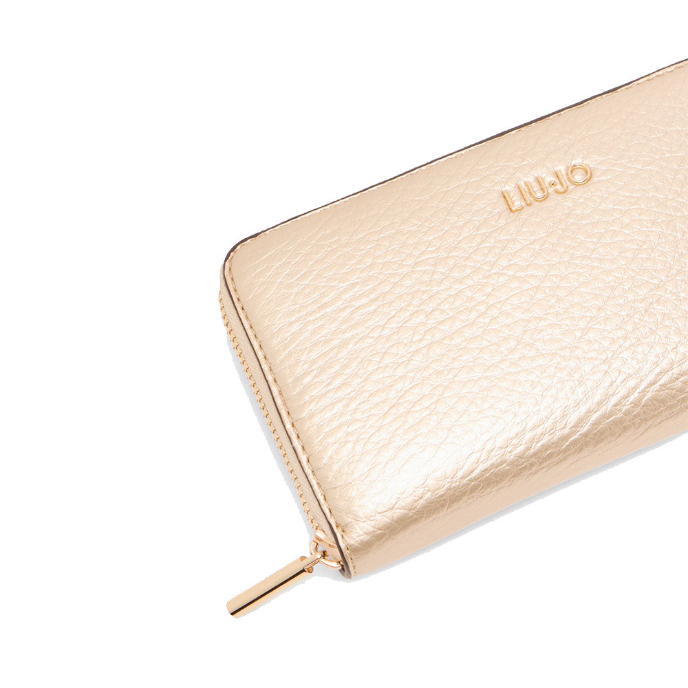 Portafoglio Donna Zip Around LIU JO Better Light Gold