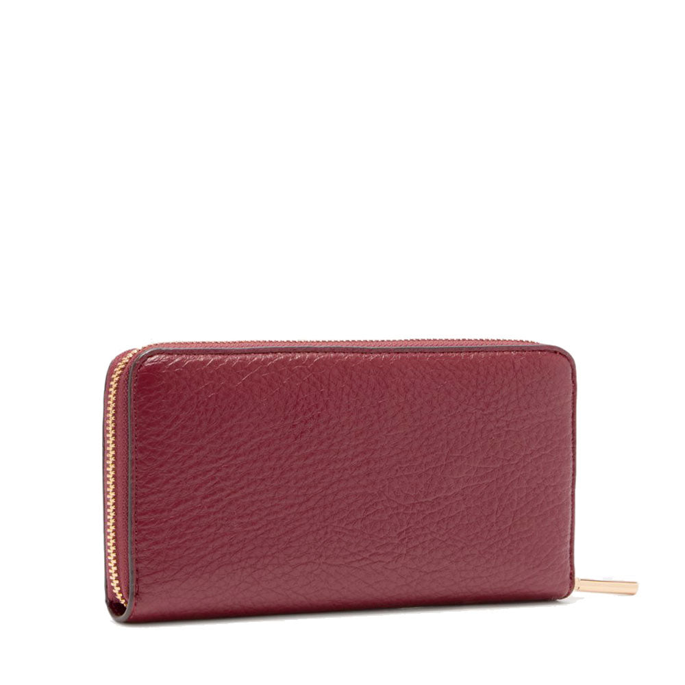 Portafoglio Donna Zip Around LIU JO Better effetto Bottalato Red Wine