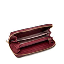 Portafoglio Donna Zip Around LIU JO Better effetto Bottalato Red Wine