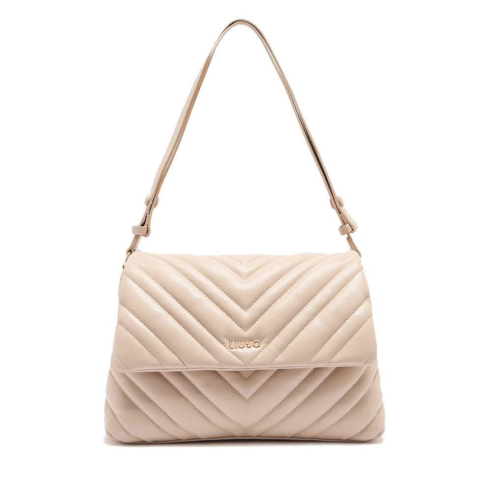 Borsa Donna a Spalla LIU JO Matelassè Beige