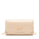 Portafoglio Donna con Catena LIU JO Better effetto Bottalato Light Gold