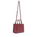 Borsa Donna a Mano LIU JO Better effetto Bottalato Red Wine con Charm