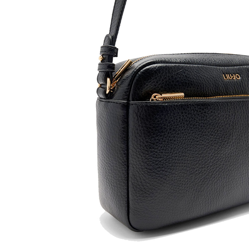 Borsa Donna a Tracolla LIU JO Better effetto Bottalato Nero