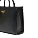 Borsa Donna a Mano Large LIU JO effetto Bottalato Nero