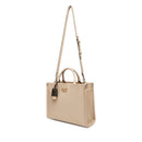 Borsa Donna a Mano Large LIU JO effetto Bottalato Beige