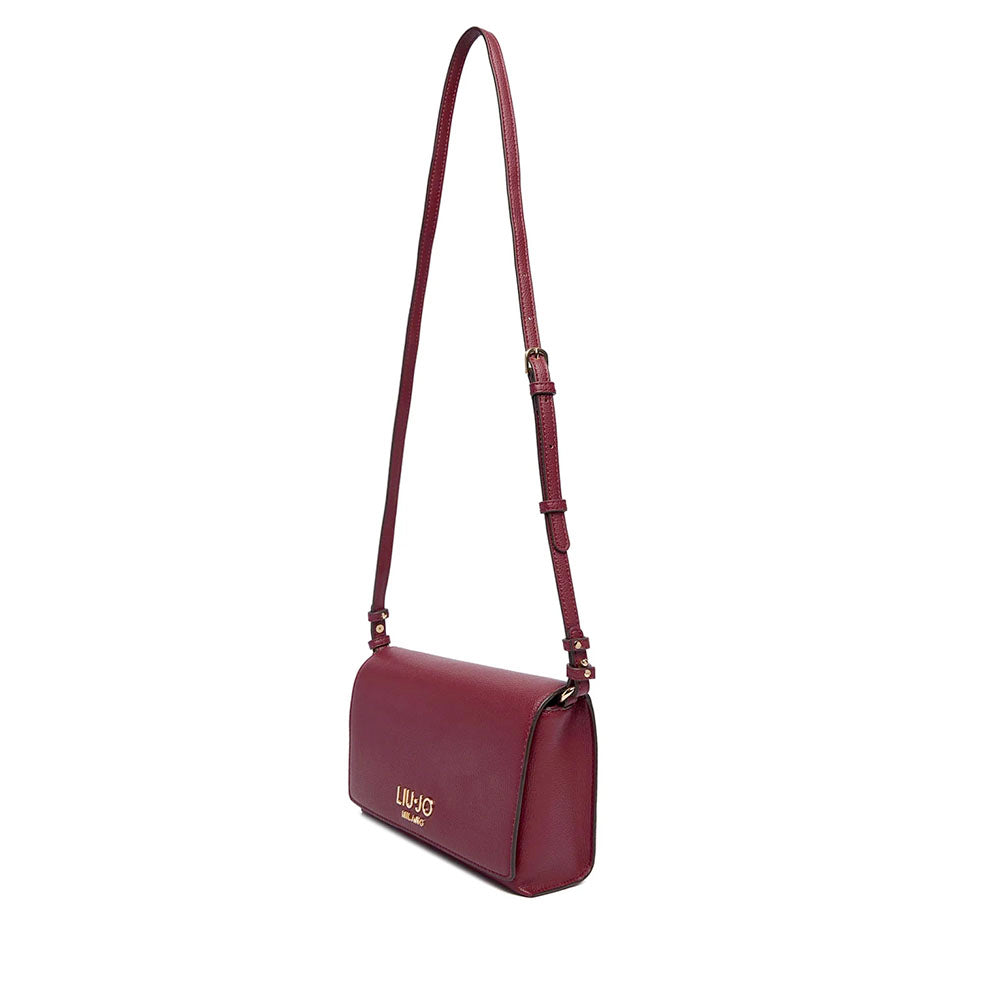 Pochette Donna con Tracolla LIU JO Better effetto Bottalato Red Wine
