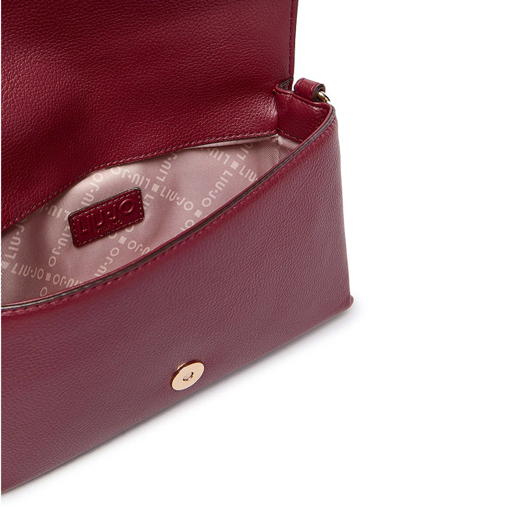 Pochette Donna con Tracolla LIU JO Better effetto Bottalato Red Wine