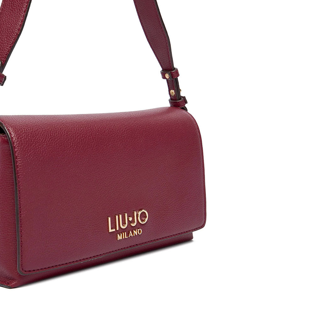 Pochette Donna con Tracolla LIU JO Better effetto Bottalato Red Wine