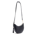 Hobo Bag Media LIU JO effetto Bottalato Nero con Charm