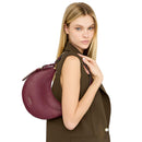 Hobo Bag Media LIU JO effetto Bottalato Red Wine con Charm