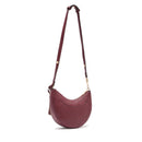 Hobo Bag Media LIU JO effetto Bottalato Red Wine con Charm