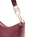 Hobo Bag Media LIU JO effetto Bottalato Red Wine con Charm