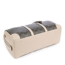 Borsone Donna LIU JO Marrone con Logo Monogram e Inserto effetto Bottalato Beige