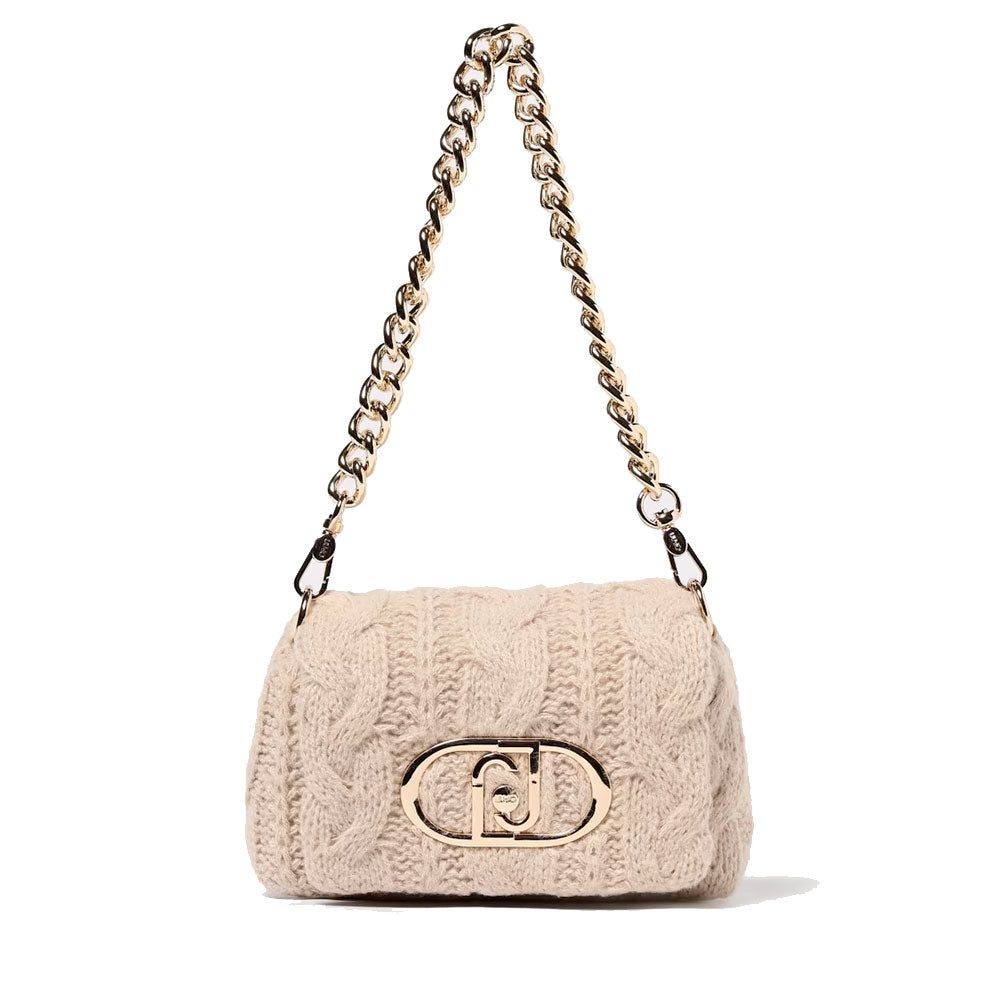 Borsa Donna a Tracolla Piccola LIU JO linea LaPuffy in Maglia color Marmo