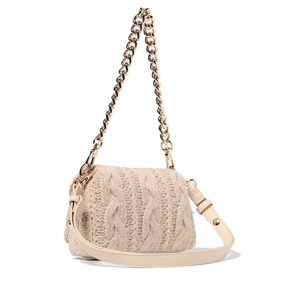 Borsa Donna a Tracolla Piccola LIU JO linea LaPuffy in Maglia color Marmo
