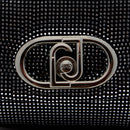 Borsa Donna a Tracolla Piccola LIU JO linea LaPuffy Nera con Strass Argento All Over