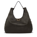 Maxi Hobo Bag Donna LIU JO in Tessuto effetto Camoscio Verde Foresta