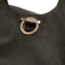 Maxi Hobo Bag Donna LIU JO in Tessuto effetto Camoscio Verde Foresta