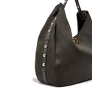 Maxi Hobo Bag Donna LIU JO in Tessuto effetto Camoscio Verde Foresta