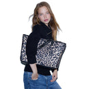 Shopping Bag Donna LIU JO in Nylon stampa Animalier All Over
