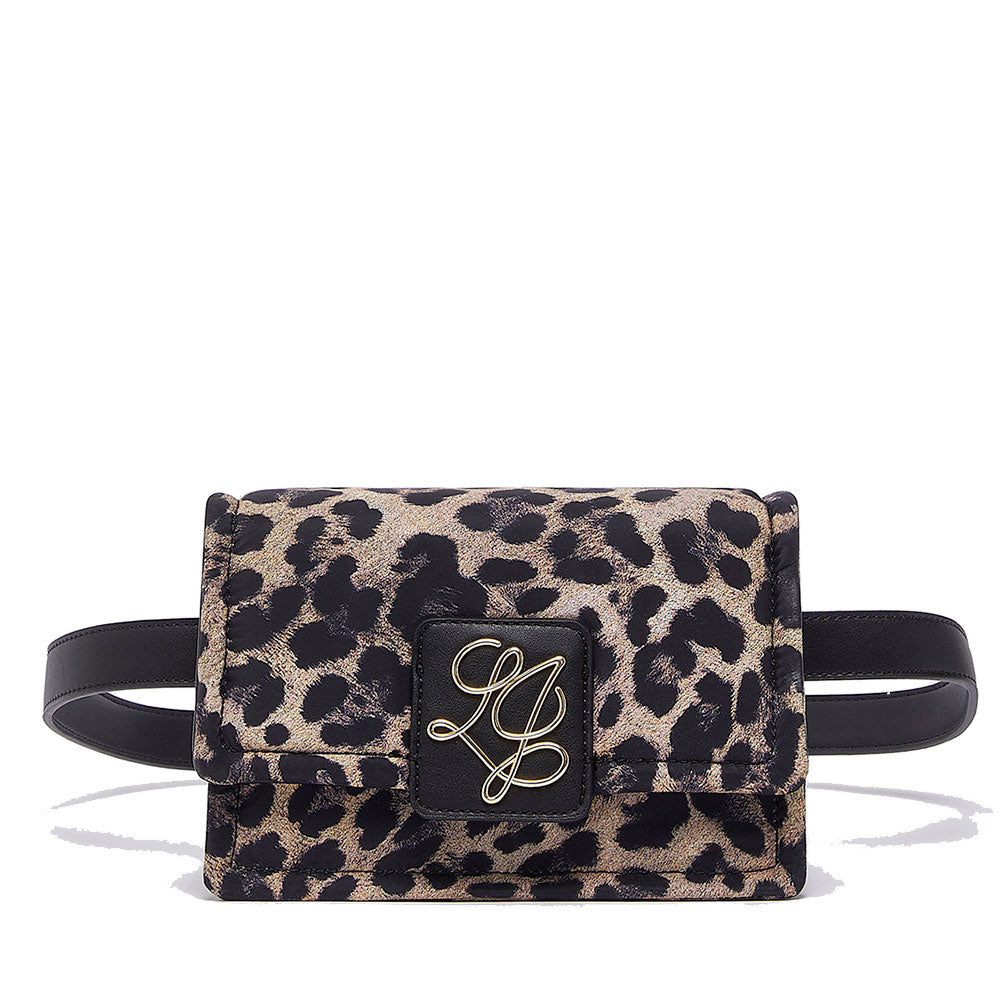 Borsa Donna a Spalla LIU JO in Nylon stampa Animalier All Over