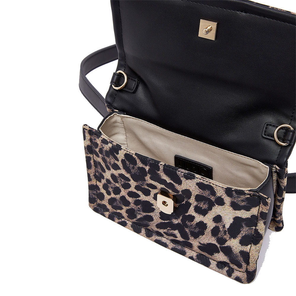 Borsa Donna a Spalla LIU JO in Nylon stampa Animalier All Over