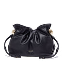 Borsa Donna a Spalla Small LIU JO linea Riccy in Ecopelle Liscia Nero