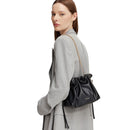 Borsa Donna a Spalla Small LIU JO linea Riccy in Ecopelle Liscia Nero