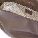 Borsa Donna a Spalla Small LIU JO linea Riccy in Ecopelle Liscia Moka Scuro