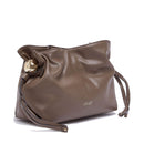 Borsa Donna a Spalla Small LIU JO linea Riccy in Ecopelle Liscia Moka Scuro