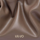 Borsa Donna a Spalla Small LIU JO linea Riccy in Ecopelle Liscia Moka Scuro