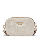 Borsa Donna a Tracolla Small LIU JO in Tessuto effetto Teddy color Crema