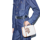 Borsa Donna a Mano Mini LIU JO in Tessuto effetto Teddy color Crema