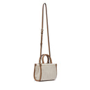 Borsa Donna a Mano Mini LIU JO in Tessuto effetto Teddy color Crema