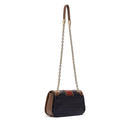 Borsa Donna a Tracolla LIU JO Nera con Logo Embossed All Over