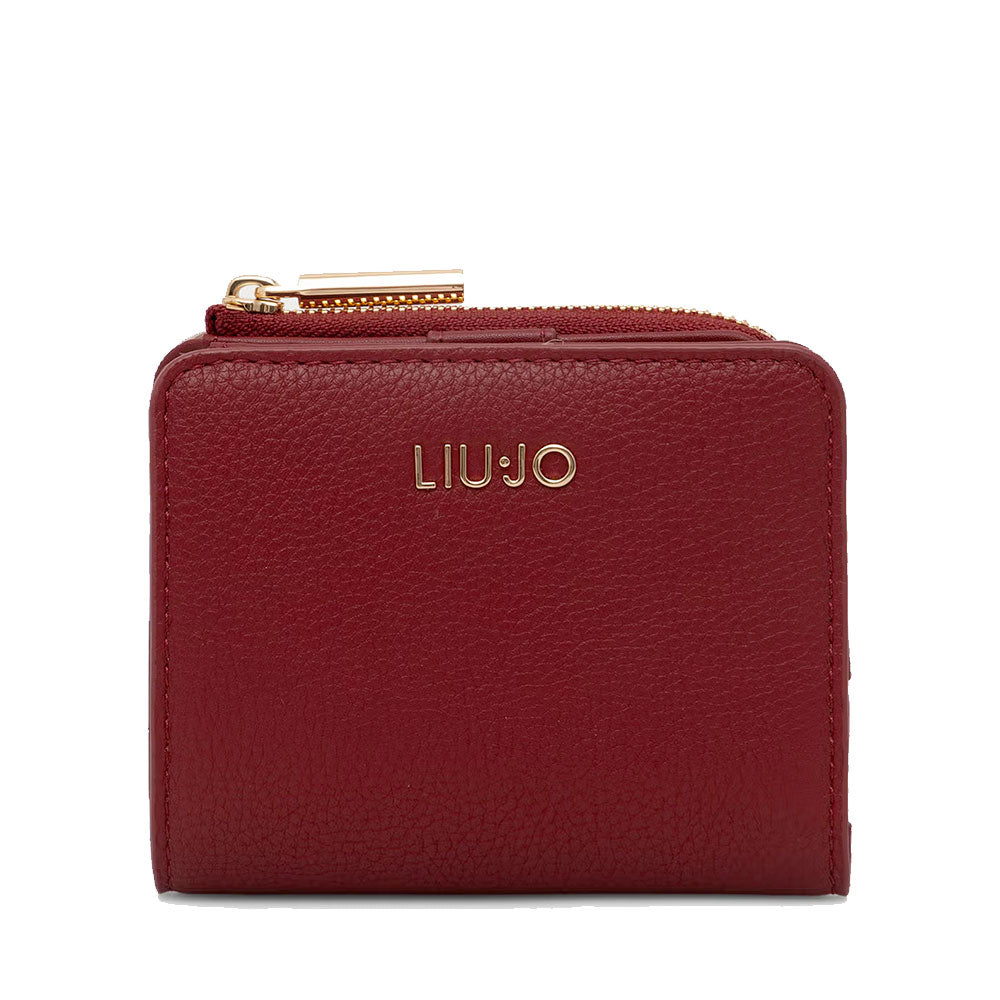 Portafoglio Donna Small con Zip LIU JO Better Rosso Mattone