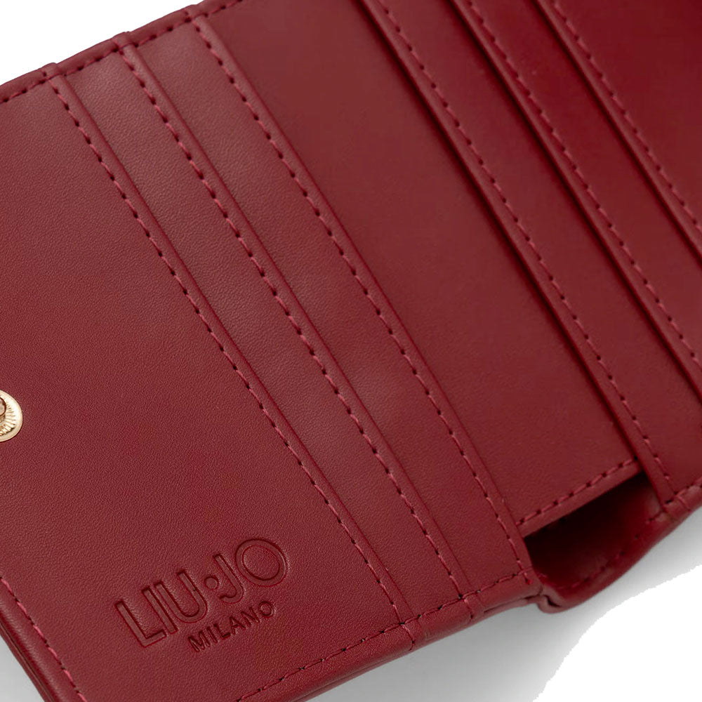 Portafoglio Donna Small con Zip LIU JO Better Rosso Mattone