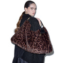 Maxi Borsa Donna a Spalla LIU JO in Pelliccia Sintetica stampa Animalier