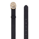 Cintura Donna h 3 cm LIU JO effetto Bottalato Nero
