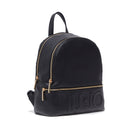 Zaino Donna LIU JO effetto Bottalato Nero con Charm