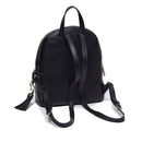 Zaino Donna LIU JO effetto Bottalato Nero con Charm
