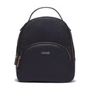 LIU JO Damen Rucksack mit Saffiano Print in Schwarz