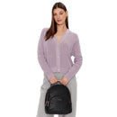 LIU JO Damen Rucksack mit Saffiano Print in Schwarz
