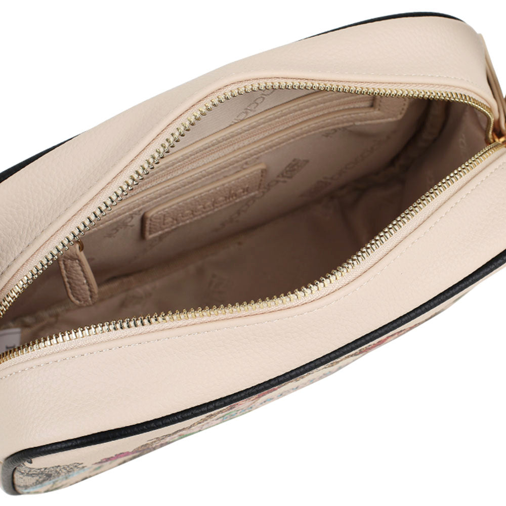 Borsa Donna a Tracolla BRACCIALINI linea Britney Beige stampa Burlesque