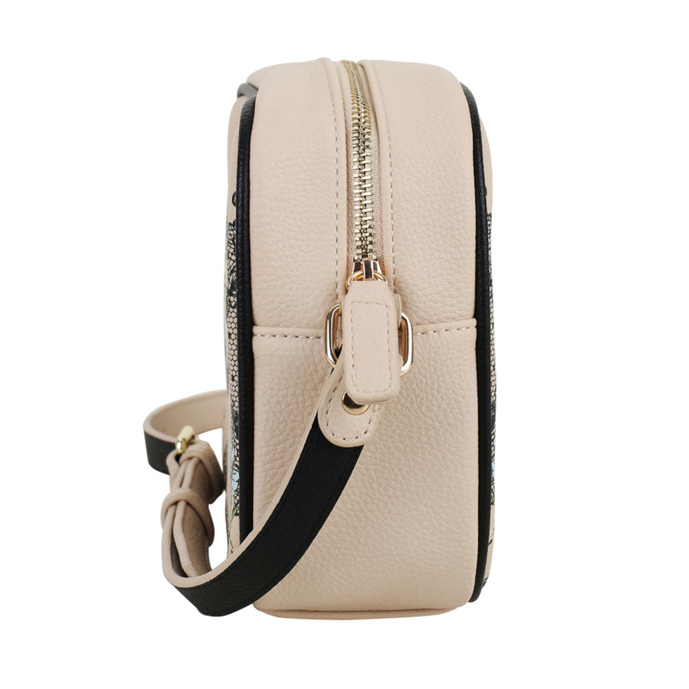 Borsa Donna a Tracolla BRACCIALINI linea Britney Beige stampa Burlesque