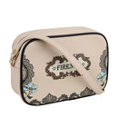 Borsa Donna a Tracolla BRACCIALINI linea Britney Beige stampa Burlesque