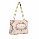 Borsa Donna a Spalla e Tracolla BRACCIALINI linea Britney Beige stampa Burlesque