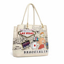 Shopping Bag BRACCIALINI linea Cartoline stampa Las Vegas